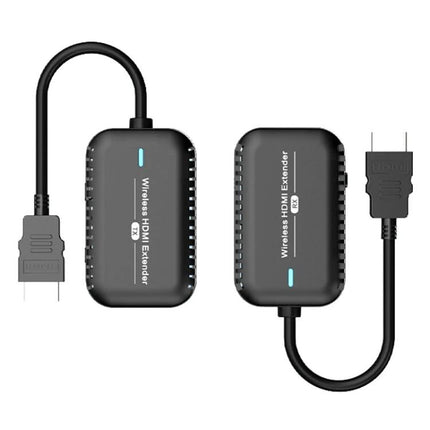 PWAY 30m Wireless HD Projector for Office Screen Sharing - compact wireless HDMI extender transmitter and receiver for seamless 30m office presentations