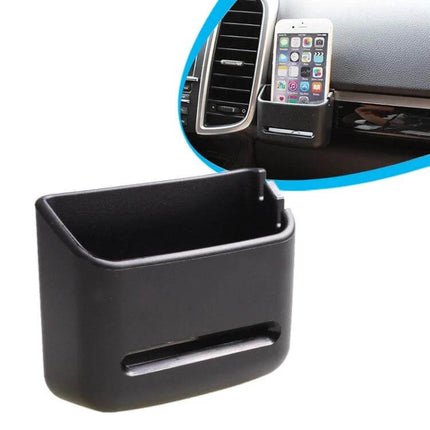 Shunwei Car Adhesive Phone Holder for Everyday Use compact ABS dashboard storage box for phone keys cards with strong residue-free adhesive