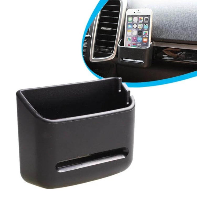 Shunwei Car Adhesive Phone Holder for Everyday Use compact ABS dashboard storage box for phone keys cards with strong residue-free adhesive