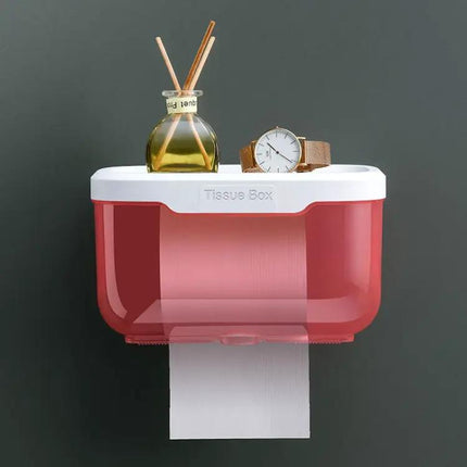 Wall Mounted Bathroom Tissue Holder For Small Spaces | Syndmart