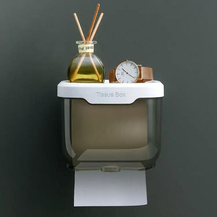 Wall Mounted Bathroom Tissue Holder For Small Spaces | Syndmart