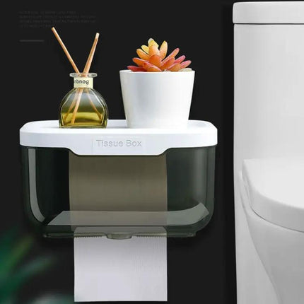 Wall Mounted Bathroom Tissue Holder For Small Spaces | Syndmart