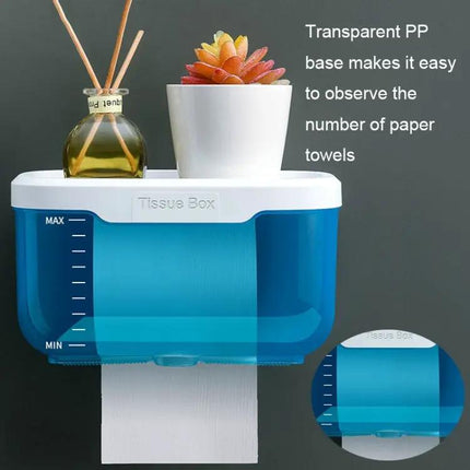 Wall Mounted Bathroom Tissue Holder For Small Spaces | Syndmart