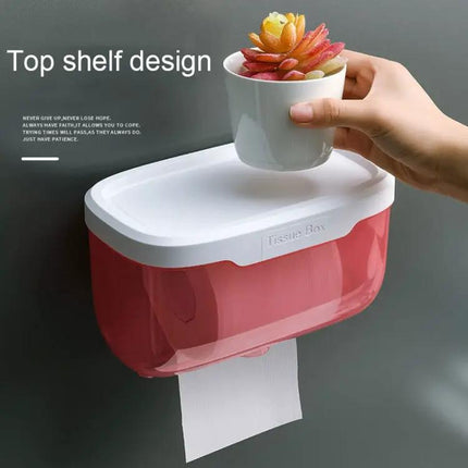 Wall Mounted Bathroom Tissue Holder For Small Spaces | Syndmart