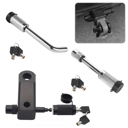 Reliable Padlock for Securing Tow Hooks on the Go — cast steel tow hook lock with keys for travel and storage security