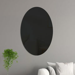 Elegant Oval Acrylic Mirror Wall Stickers for Home Decor