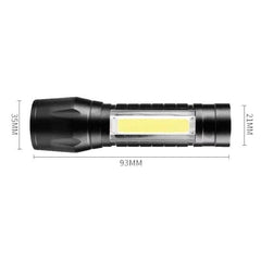 Ultra-Bright Durable Mini LED Flashlight with Rechargeable Battery