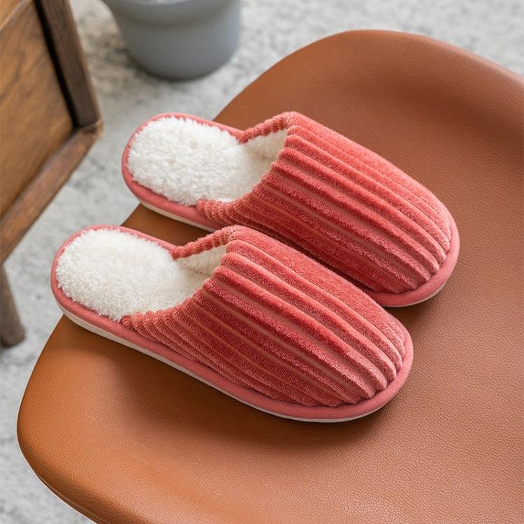 Winter Cozy Corduroy Slippers with Non-Slip Thick Sole for Men and Women