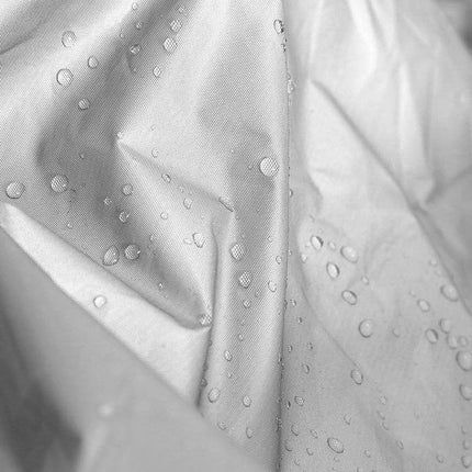 Haircut Cape 60cm For Salon And Home Use Everyday Comfort waterproof PE fabric with water droplets showing durability and full coverage