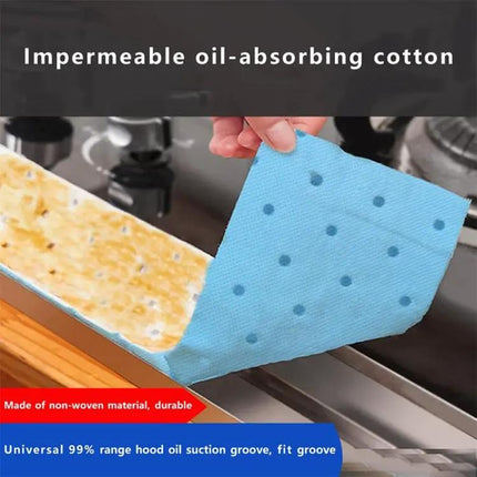 Disposable Oil Groove Suction Paper for Cooker Hoods 7x90cm Regular