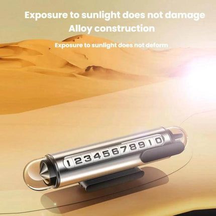 Hidden Roller Temporary Parking Sign With Rotating Privacy Paddle durable alloy temporary parking number display in sunlight-resistant design