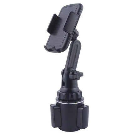 Car Cup Holder Phone Mount Fits 3.5 to 7 Inch Screens - adjustable ABS car cup holder phone mount with 360° rotation for hands-free navigation