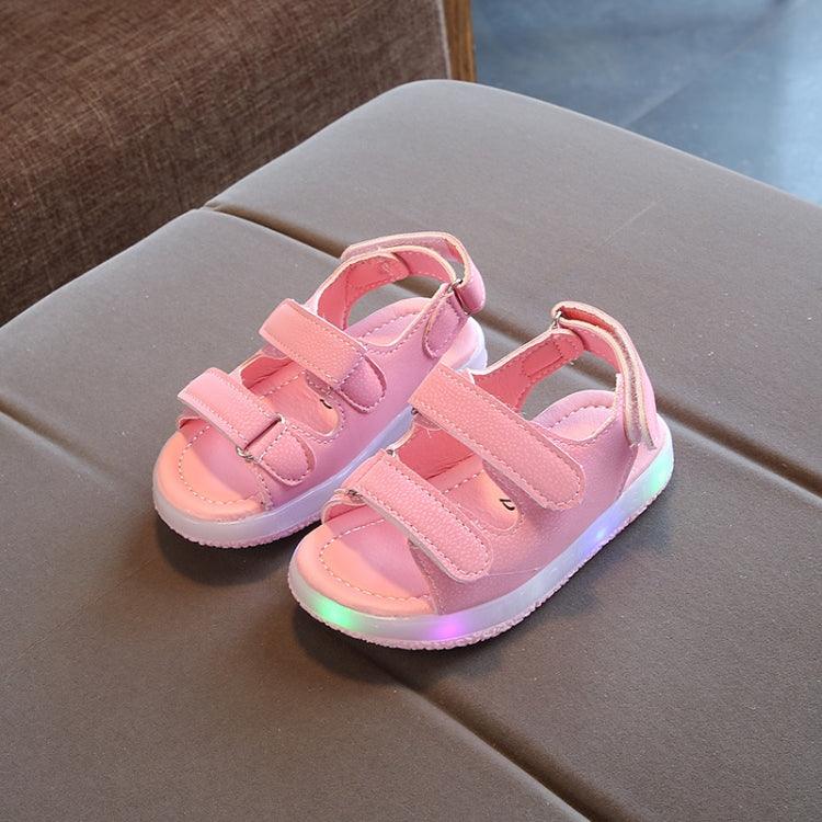 Kids' LED Glow-In-The-Dark Soft Sole Beach Sneakers