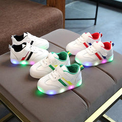 Light-Up Kids' Casual Flat Board Sneakers