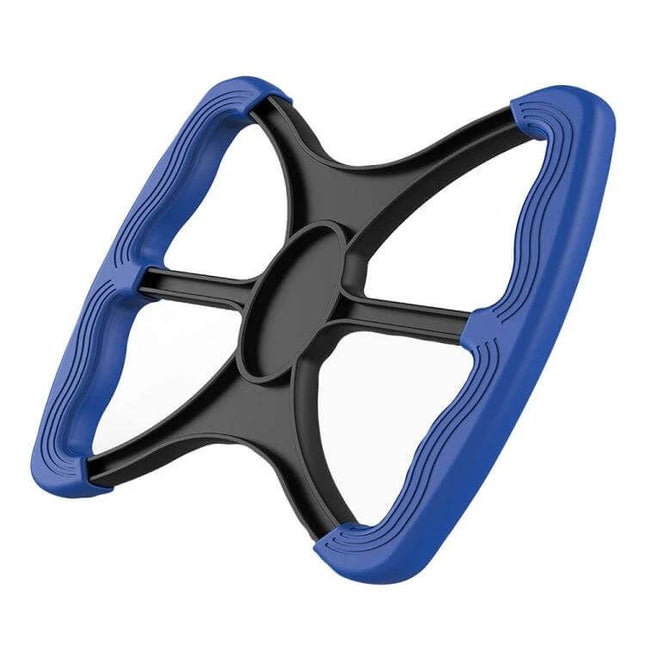 Standing Aid Bar for Elderly With Non-Slip Grip for Safe Standing - portable polypropylene support with blue non-slip handles, supports up to 400 lb
