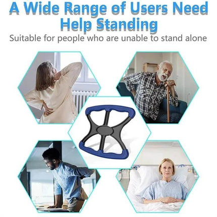 Standing Aid Bar for Elderly With Non-Slip Grip for Safe Standing — portable polypropylene support for transfers up to 400 lb