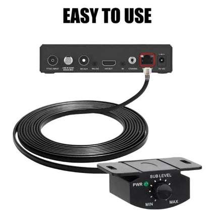 Car Amplifier Remote Volume Controller With 4m Cable