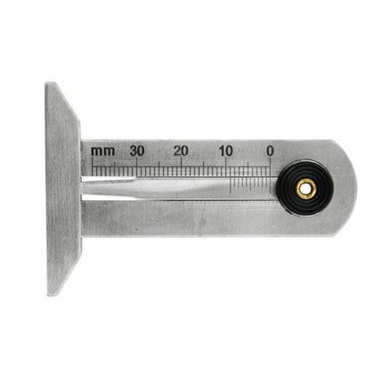 Practical Tool for Checking Tire Tread Depth in Daily Vehicle Maintenance - stainless steel tread depth gauge with mm scale