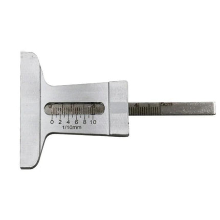 Practical Tool for Checking Tire Tread Depth in Daily Vehicle Maintenance — metal tread depth gauge showing measurement scale