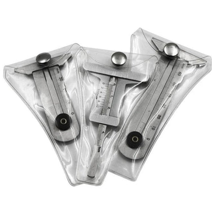 Practical Tool for Checking Tire Tread Depth in Daily Vehicle Maintenance - compact metal tread depth gauge in clear pouch