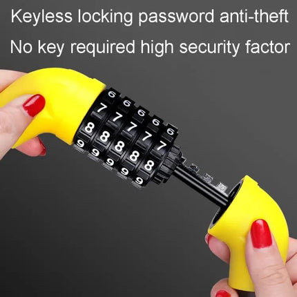 5-Digit Bicycle And Electric Vehicle Lock 40 X 1.72cm