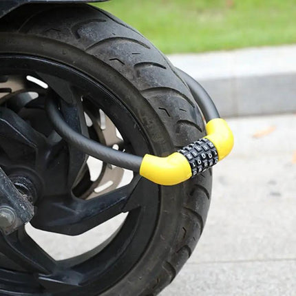 5-Digit Bicycle And Electric Vehicle Lock 40 X 1.72cm