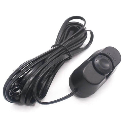 Car Amplifier Remote Volume Controller With Four Meter Cable compact black remote knob and long four meter cable for in-car amplifier volume control