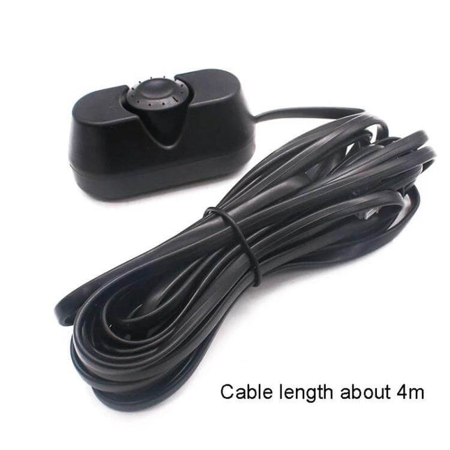 Car Amplifier Remote Volume Controller With Four Meter Cable - compact remote knob with 4m cable for in-car amplifier volume control