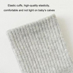 Kids' Breathable Cotton Mid-Calf Socks - Sweat-Absorbent and Comfortable