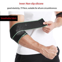 Sports Elbow Compression Wrap - Breathable Protector for Pain Relief and Support (75x8cm)