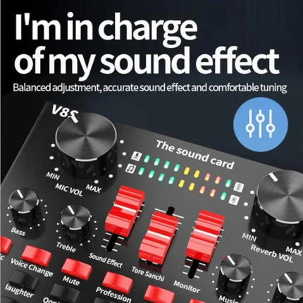 Microphone Set for Daily Home Recording and Streaming with condenser mic, adjustable stand, shock mount and accessories for podcasting and streaming