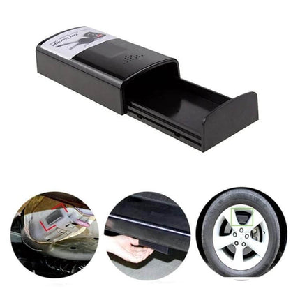 Magnetic Car Bottom Key Box With Hidden Design For Securely Storing Keys - low‑profile magnetic spare key holder for vehicle underside, trunk, or cabinet