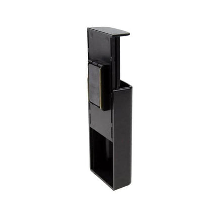 Magnetic Car Bottom Key Box With Hidden Design For Securely Storing Keys - low-profile magnetic spare key holder in black PP plastic