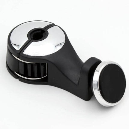 Headrest Magnetic Car Phone Holder for Hands Free Use ABS headrest-mount magnetic bracket securing phone or bottle for rear-seat passengers