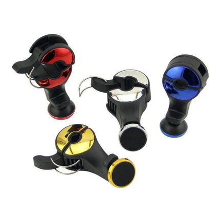 Headrest Magnetic Car Phone Holder for Hands Free Use - ABS headrest-mounted magnetic bracket in red, blue, gold and silver for rear-seat phones