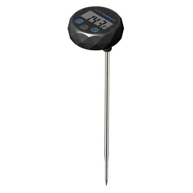 Milk Coffee Hand Brew Kettle Thermometer With Pen Holder compact waterproof digital probe with pen holder for precise milk and beverage temps