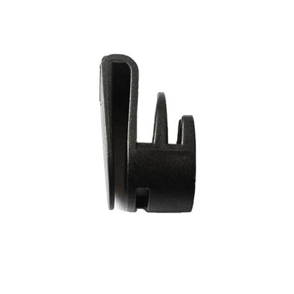 Front Trunk Storage Hook For Tesla Model Y Keeps Trunk Organized - black ABS snap-on front trunk hook for groceries and cables
