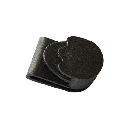 Front Trunk Storage Hook For Tesla Model Y Keeps Trunk Organized - black ABS snap-on eggshell hook for securing bags and cables in frunk