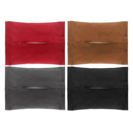Tesla Model 3 Y Center Console Tissue Box Black Keeps Tissues Handy - black suede insert for Tesla Model 3/Y center console