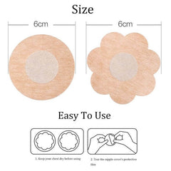 Discreet Comfort Breast Pads - 10 pcs Lightweight Disposable Protection