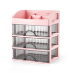 4 Layer Black Drawer (Pink)