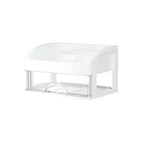 2 Layer White Drawer (White)