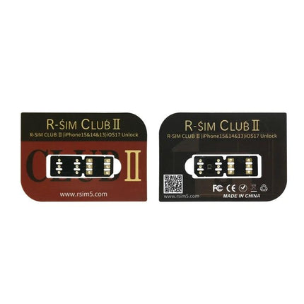 R-SIM CLUB 2 Unlock Card for iPhone Travel and Carrier Switching - dual R-SIM CLUB II cards for iPhone unlocking and ICCID editing