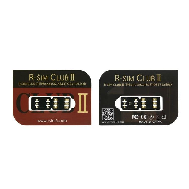 R-SIM CLUB 2 Unlock Card for iPhone Travel and Carrier Switching - dual R-SIM CLUB II cards for iPhone unlocking and ICCID editing