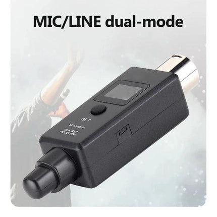 Essential Microphone for Everyday Gatherings and Events wireless MIC/LINE dual-mode unit with LED screen for clear voice