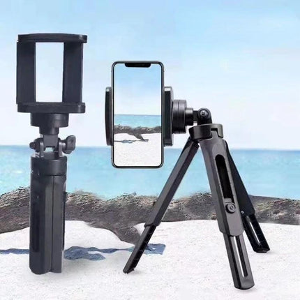 Compact Tripod for Stable Phone Shots in Daily Activities on beach table for hands-free photos and videos