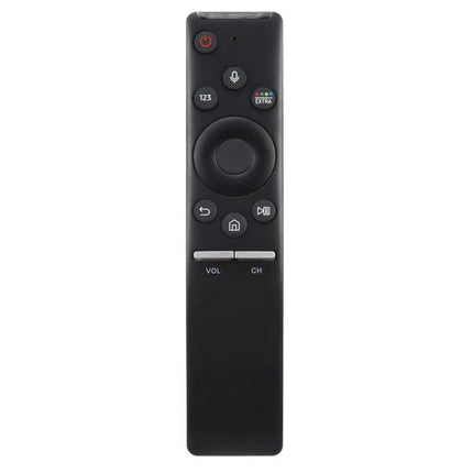 Replacement Voice Remote for Samsung 4K Smart Televisions - black ABS replacement remote with voice button and silicone keys