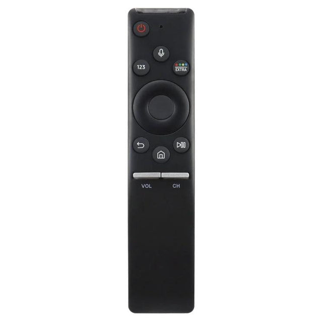 Replacement Voice Remote for Samsung 4K Smart Televisions - black ABS replacement remote with voice button and silicone keys
