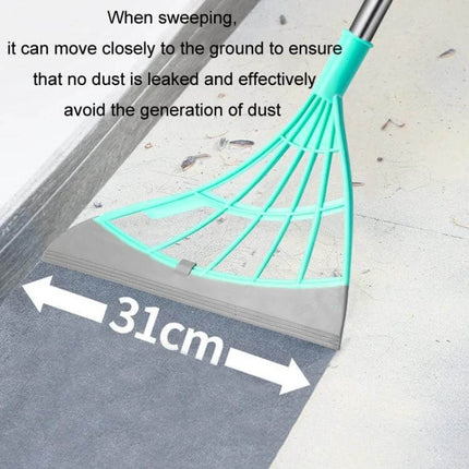 Magic Broom Soft Silicone Scraper Bathroom Wiper For Daily Cleanup - 31cm soft silicone head removing water and dust from smooth surfaces