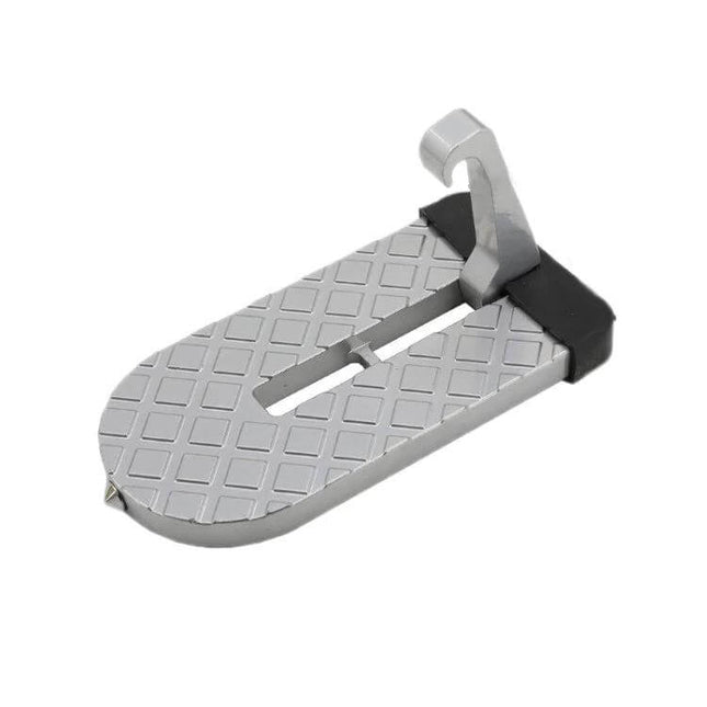SUV Car Entry Hook Pedal Foldable Safety Tool For Easy Access aluminum alloy fold-flat hook pedal with non-slip diamond surface for easy SUV entry